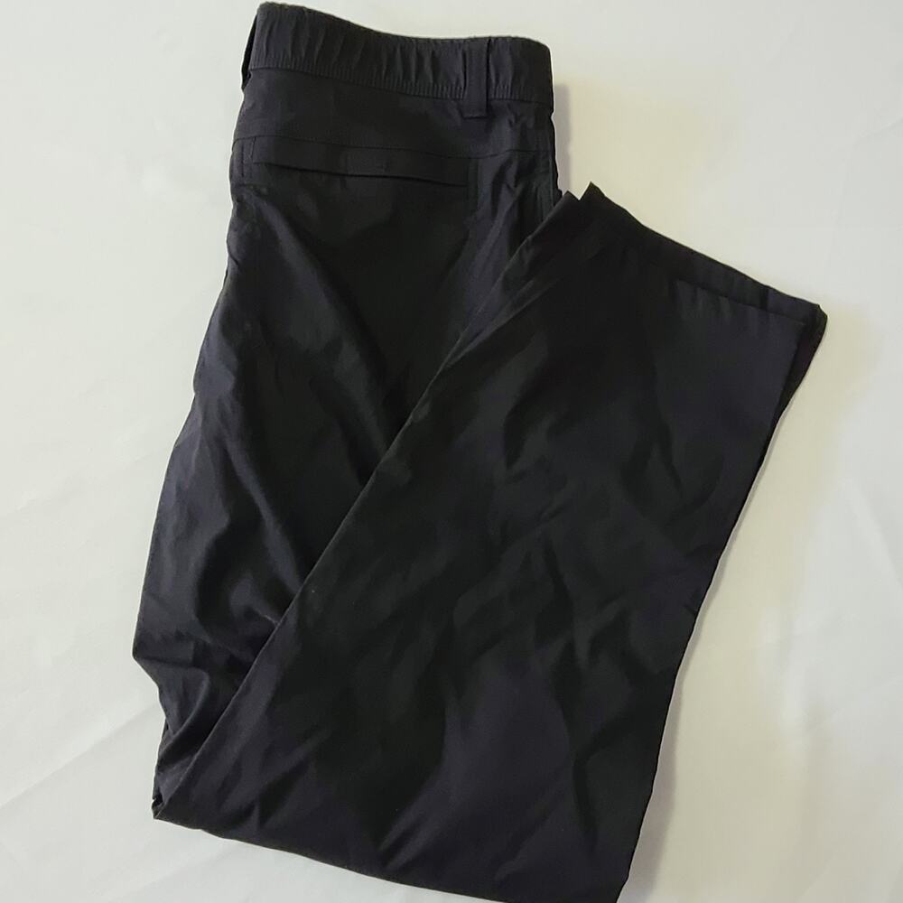 Mens Free Country Convertable Pants Black 34x30 Hiking Fishing Travel NWT